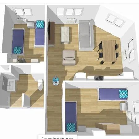L'hirondelle, 4 P Apartment *
